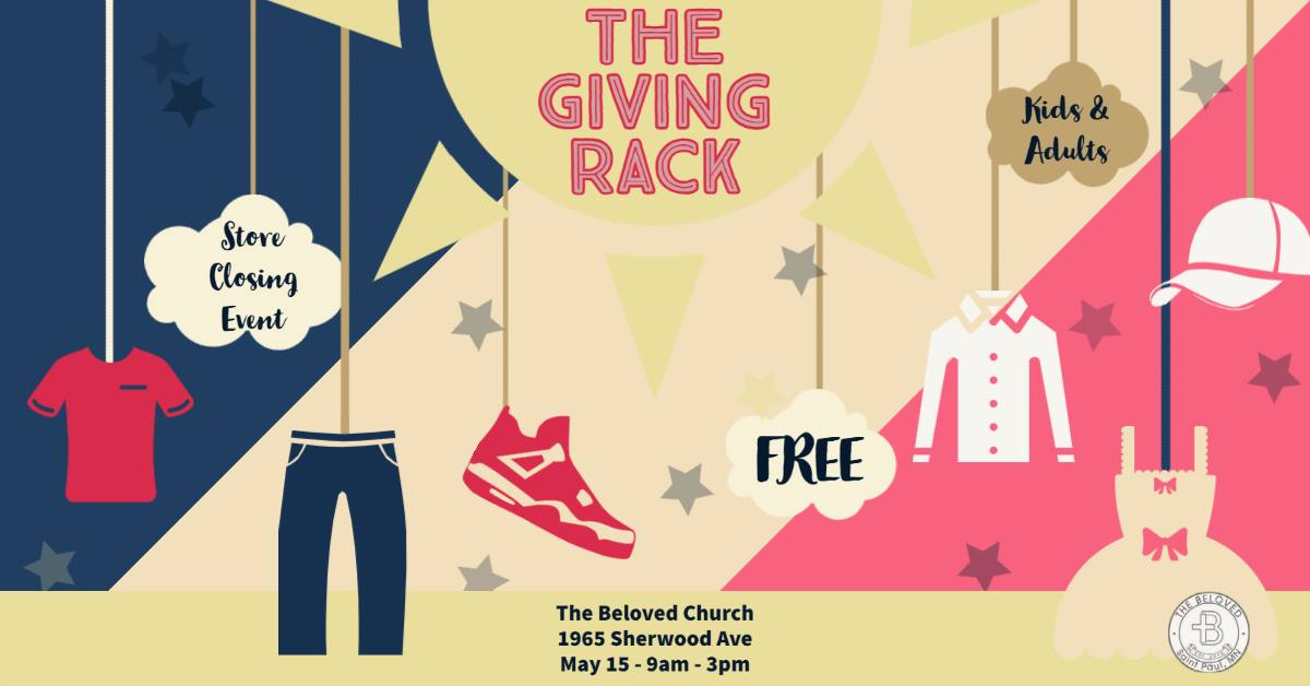 Event Promo Photo For Clothing Giveaway - Giving Rack (God's Closet) Going Out Of Business Event