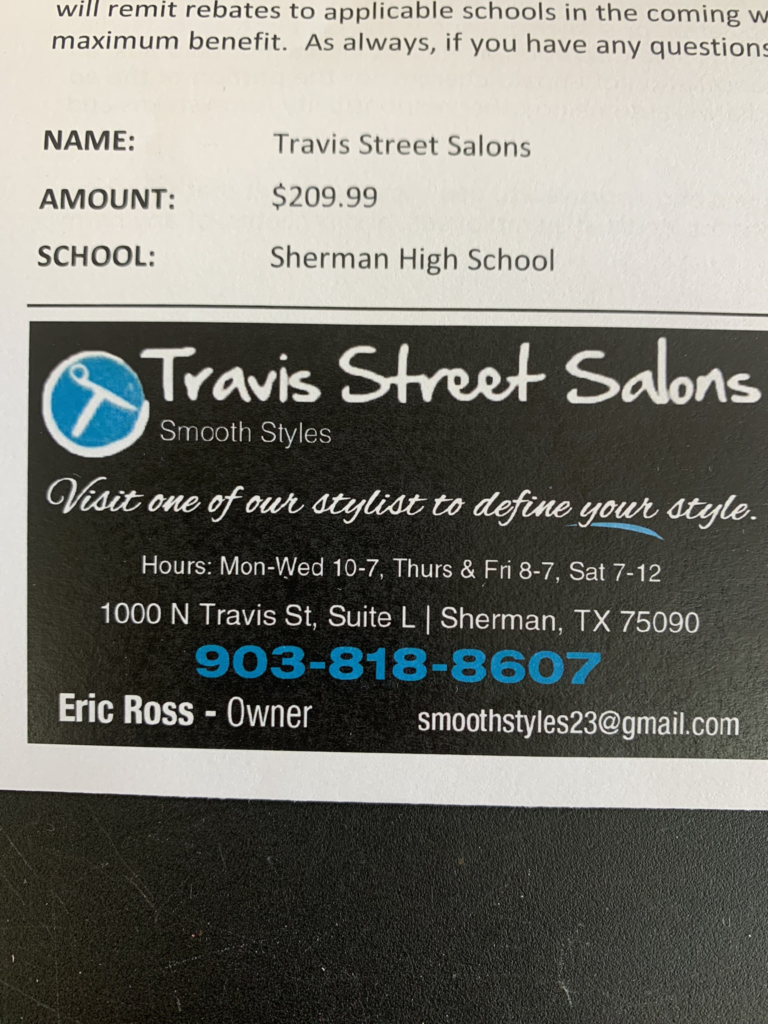 Travis street salons's Image