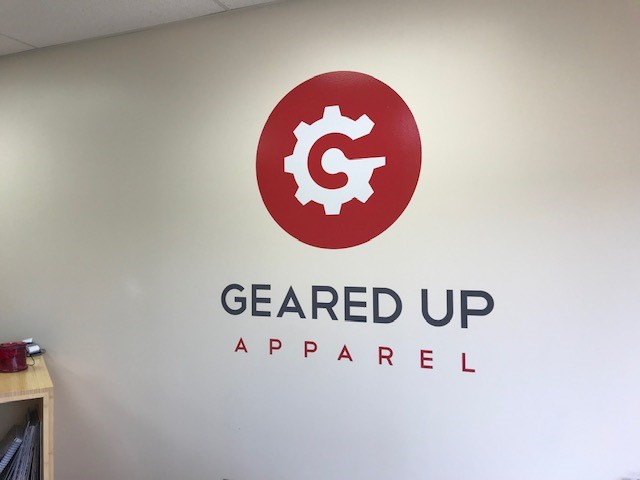 Wall decal for Geared Up