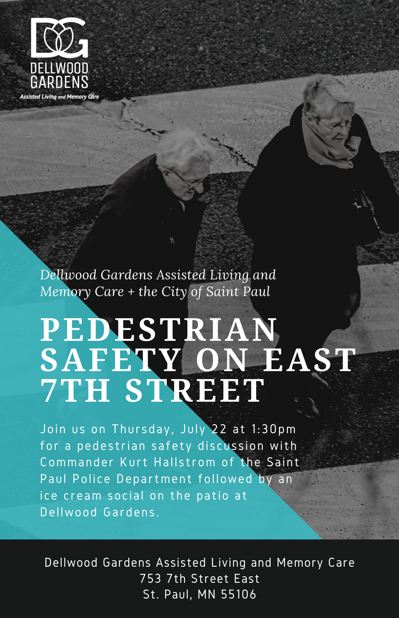 Event Promo Photo For Pedestrian Safety on East 7th Street